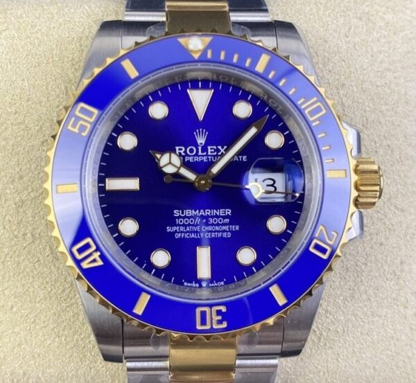 Replica Rolex Gold Watch VS Submariner M126613LB-0002