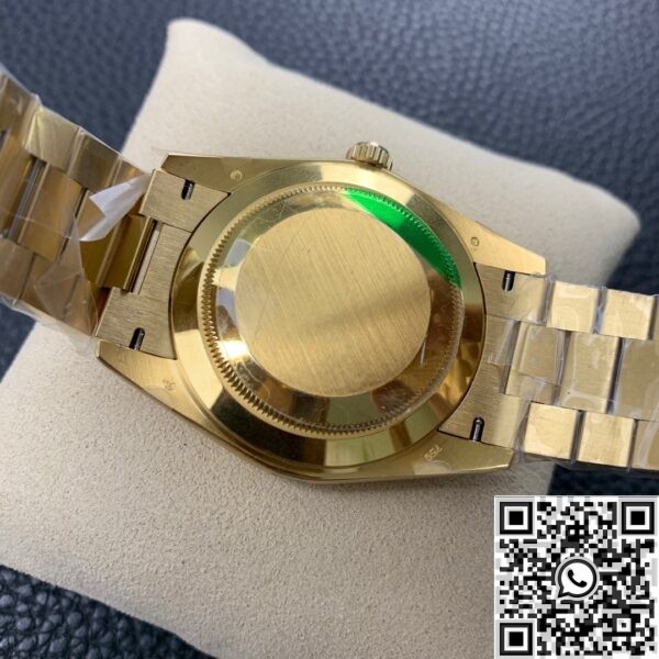 Copy Rolex Day Date - EW Factory White Dial Gold Watch