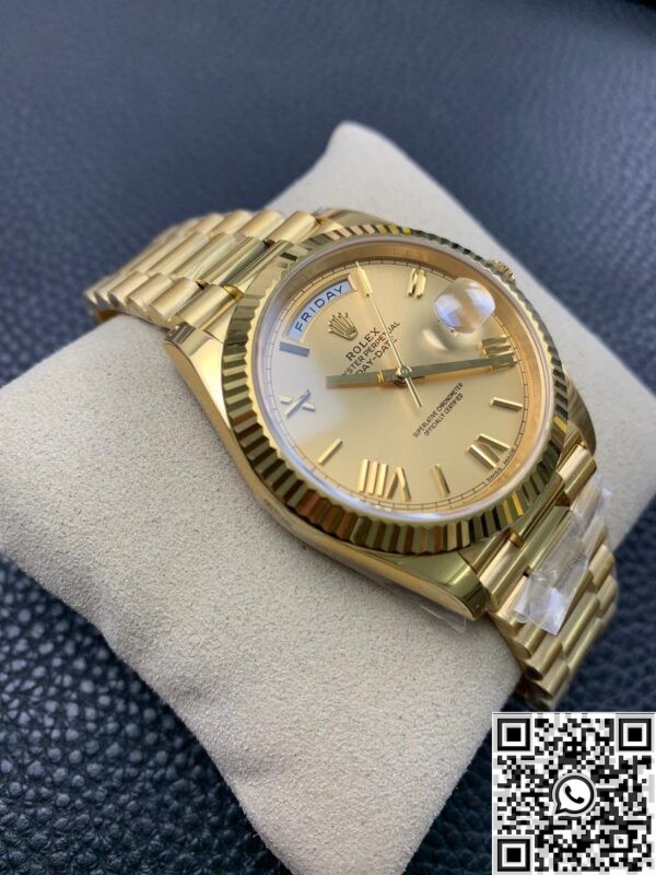 Rolex Day Date Replica - EW Factory Champagne Dial Size 40mm