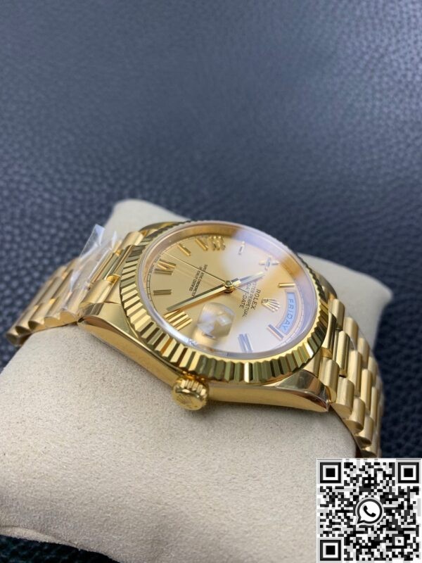 Rolex Day Date Replica - EW Factory Champagne Dial Size 40mm