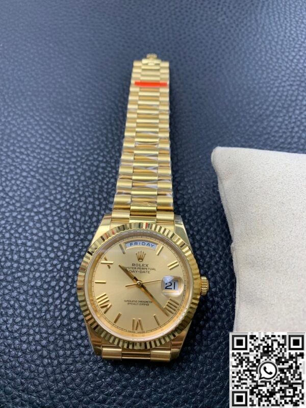 Rolex Day Date Replica - EW Factory Champagne Dial Size 40mm