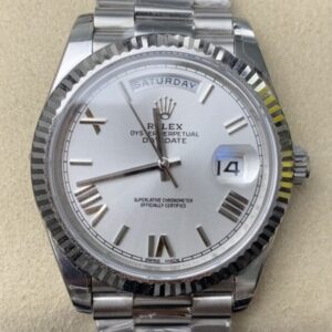 EW Factory Fake Rolex - Day Date White Dial Size 40mm