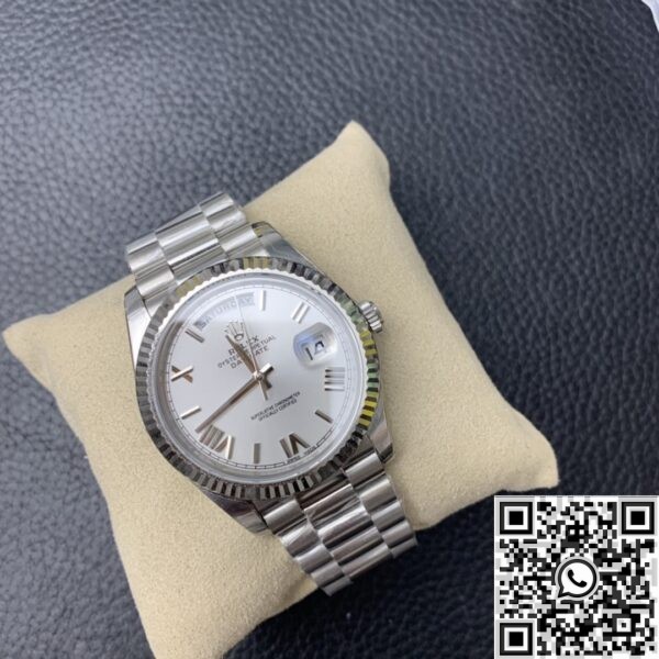 EW Factory Fake Rolex - Day Date White Dial Size 40mm