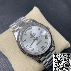 EW Factory Fake Rolex - Day Date White Dial Size 40mm