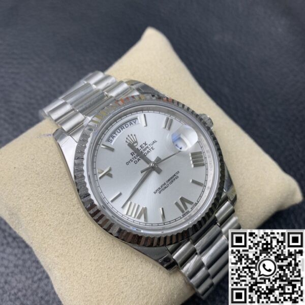 EW Factory Fake Rolex - Day Date White Dial Size 40mm