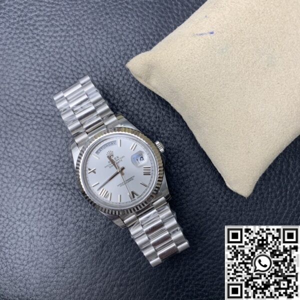 EW Factory Fake Rolex - Day Date White Dial Size 40mm