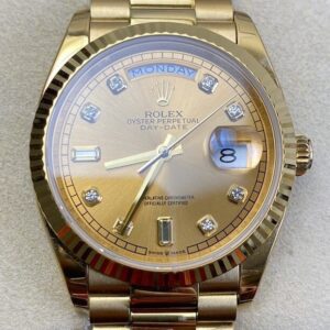 EW Factory Rolex Replicas - Day Date Ladies Gold Watch