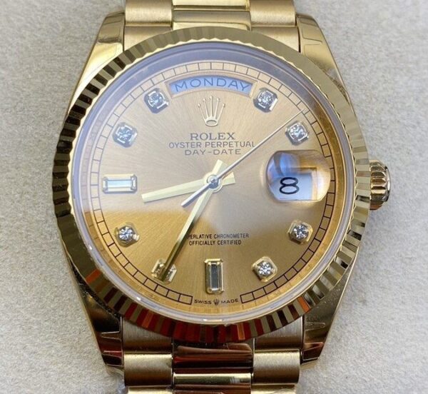 EW Factory Rolex Replicas - Day Date Ladies Gold Watch