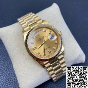 EW Factory Rolex Replicas - Day Date Ladies Gold Watch