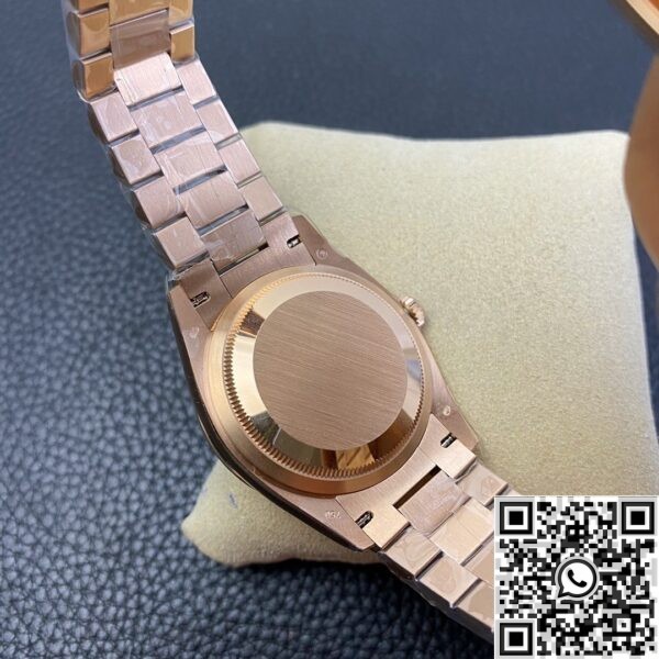 Replicas Rolex Day Date - Gradient Brown Dial Ladies Rose Gold