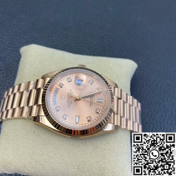 Rolex Day Date Fake - Rose Gold Dial Ladies Rose Gold Watch