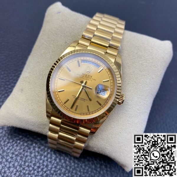 Rolex Day Date Replica - Champagne Gold Watch Size 36mm