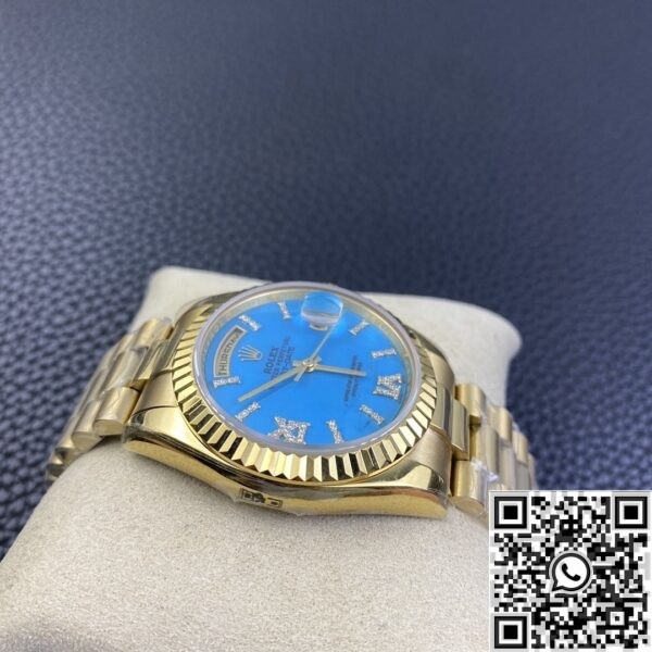 EW Factory Replica Rolex - Day Date Turquoise Dial Gold Watches