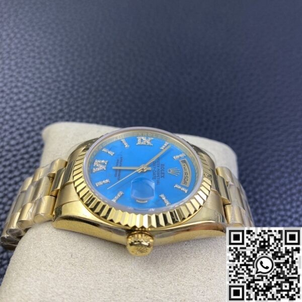 EW Factory Replica Rolex - Day Date Turquoise Dial Gold Watches