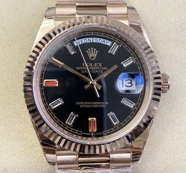 Rolex Day Date Replica - EW Factory Rose Gold Watches