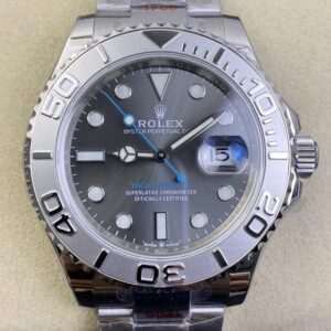 EW Factory Replica Rolex - Yacht Master Rhodium White Dial