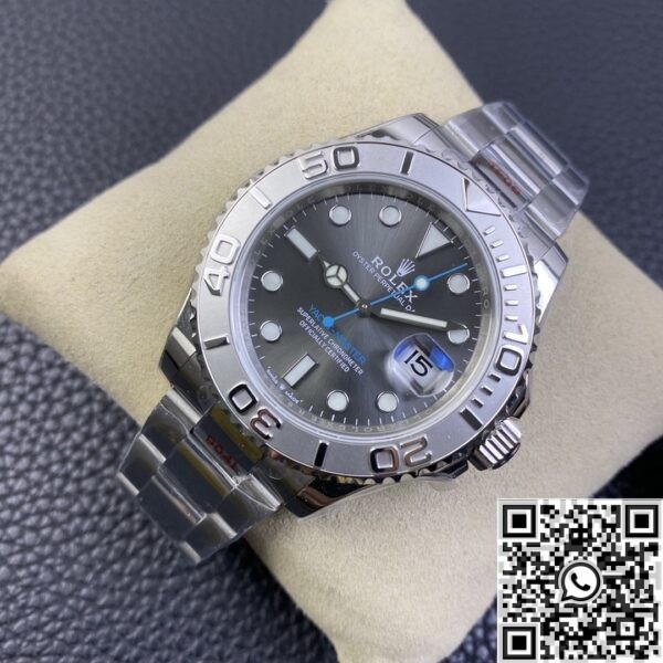 EW Factory Replica Rolex - Yacht Master Rhodium White Dial