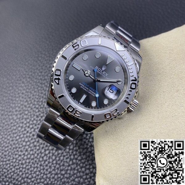 EW Factory Replica Rolex - Yacht Master Rhodium White Dial