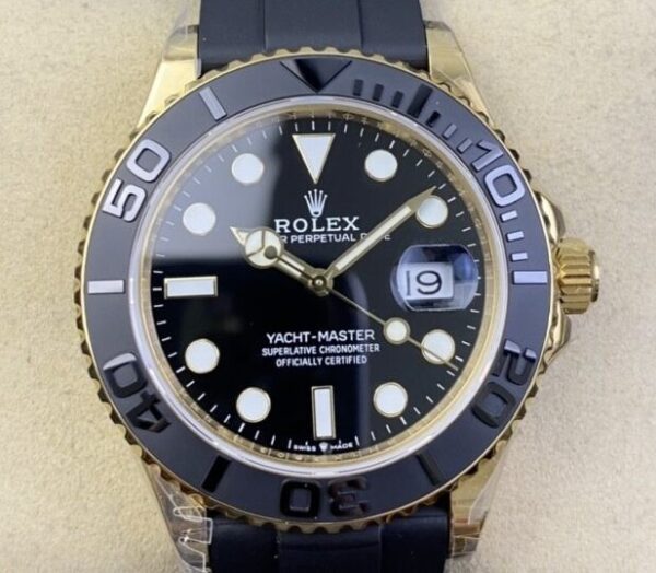 Replica Rolex - EW Factory Yacht Master Gold Watch Size 42mm