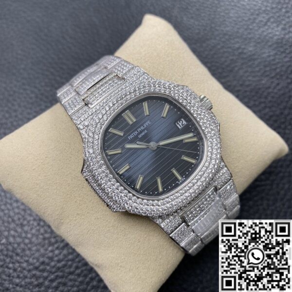 imitates Patek Philippe Watch - Nautilus 5711 Blue Diamond Dial