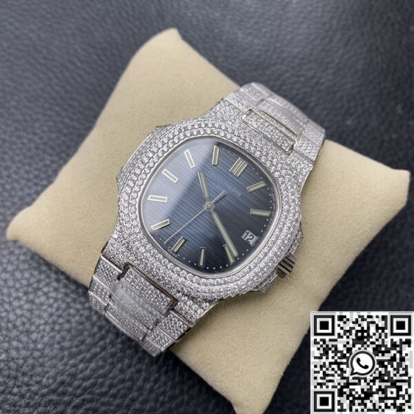 imitates Patek Philippe Watch - Nautilus 5711 Blue Diamond Dial