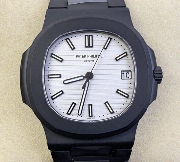 Custom Patek Philippe Fake - Nautilus White Dial DCL Edition