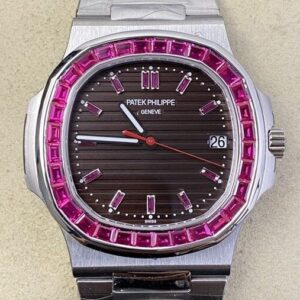 Custom Patek Philippe Replica - Nautilus 5711 Red Diamond