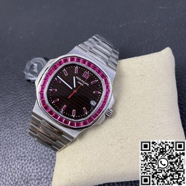 Custom Patek Philippe Replica - Nautilus 5711 Red Diamond