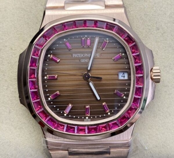 Patek Philippe Nautilus Replica - PPF Custom 5711 Red Diamond