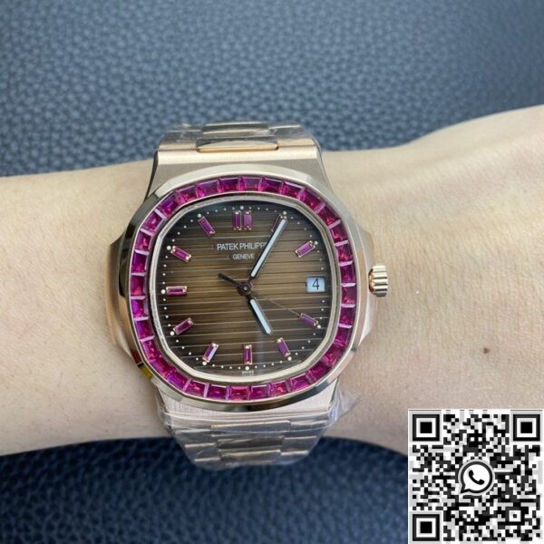 Patek Philippe Nautilus Replica - PPF Custom 5711 Red Diamond