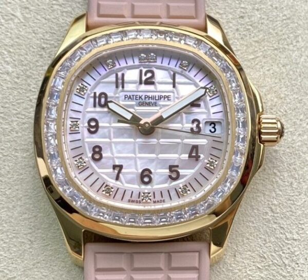 Fake Patek Philippe Aquanaut 5072R-001 Rose Gold Diamond