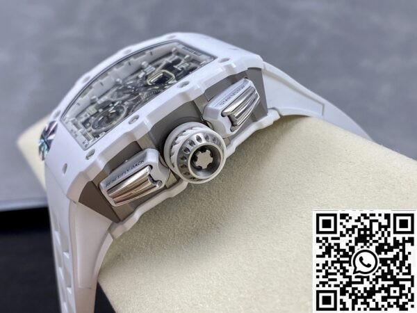 Richard Mille Best Fake KU Factory RM011-03 White Dial