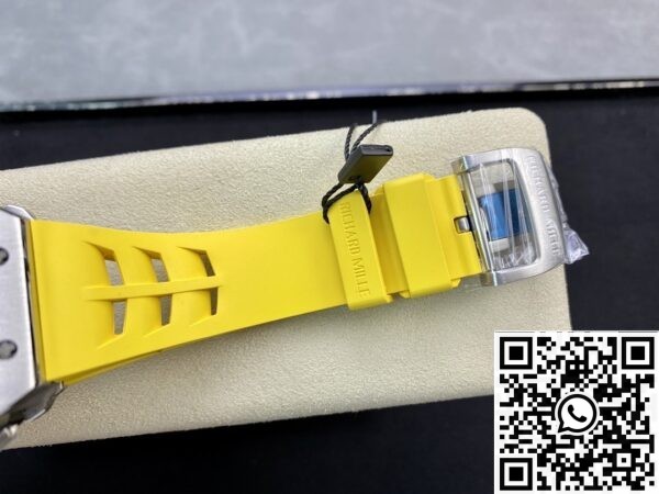 Richard Mille For Sale RM011-03 Titanium Shell Yellow Rubber