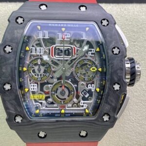 Fake Richard Mille Watch RM011-03 Carbon Fiber Case