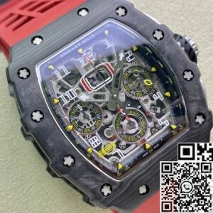 Fake Richard Mille Watch RM011-03 Carbon Fiber Case