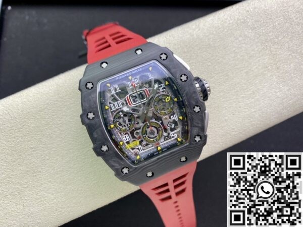 Fake Richard Mille Watch RM011-03 Carbon Fiber Case