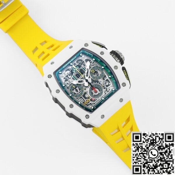 Richard Mille Replica Watches RM11 White Ceramic