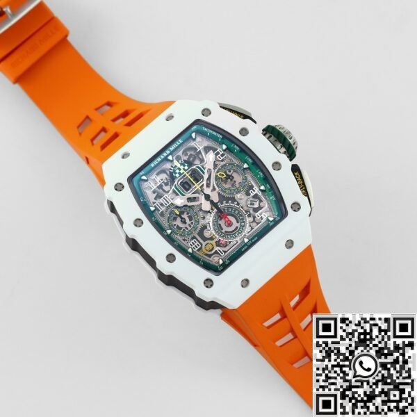 Fake Richard Mille Watches - KV Factory RM11 White Ceramic