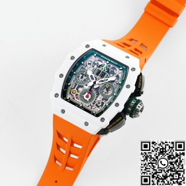 Fake Richard Mille Watches - KV Factory RM11 White Ceramic