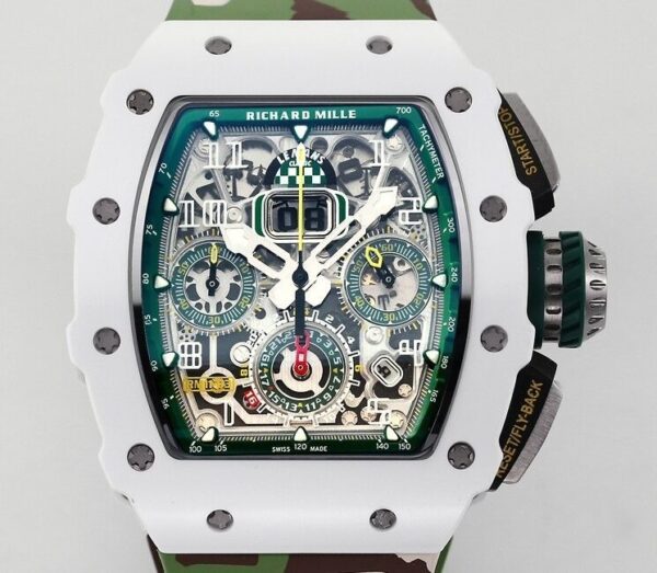 Fake Richard Mille Watch - RM11 White Ceramic