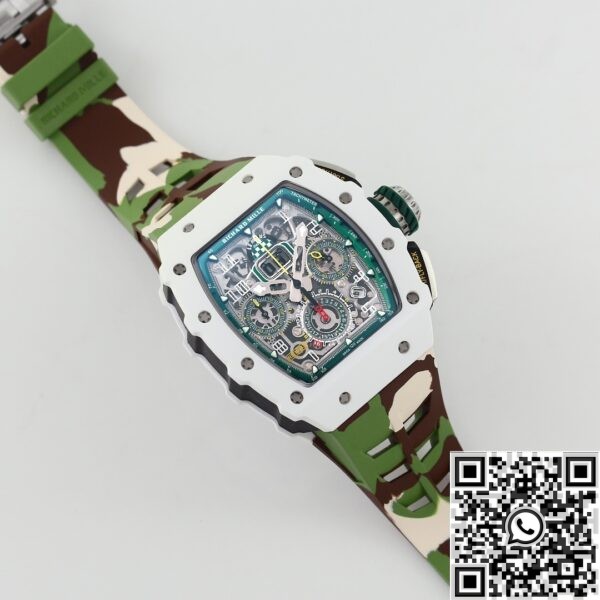 Fake Richard Mille Watch - RM11 White Ceramic