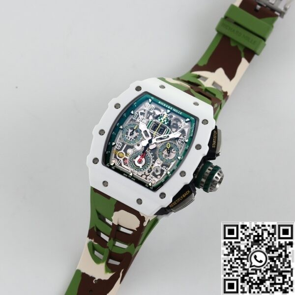 Fake Richard Mille Watch - RM11 White Ceramic