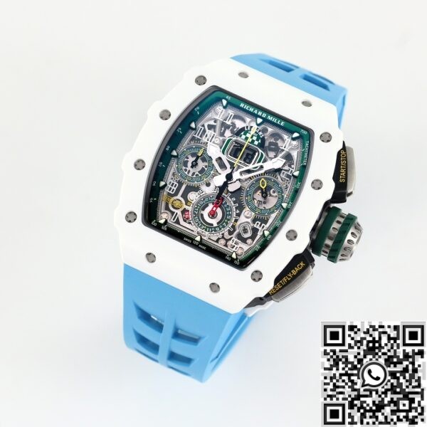 Best Replicas Richard Mille RM11 White Ceramic