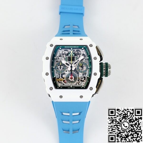 Best Replicas Richard Mille RM11 White Ceramic