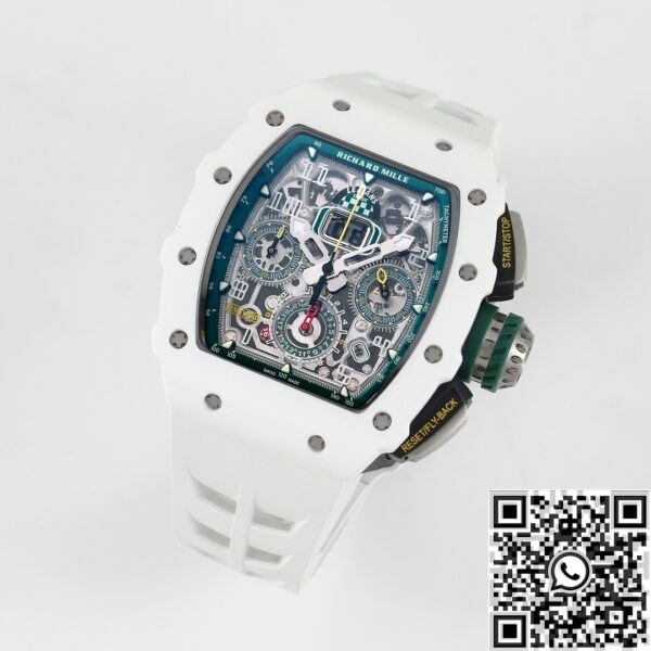 Richard Mille Replicas KV Factory RM11 White Ceramic