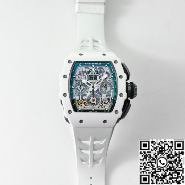 Richard Mille Replicas KV Factory RM11 White Ceramic