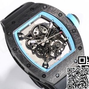 Richard Mille Fake RM055 - BBR Factory Blue Dial Watch