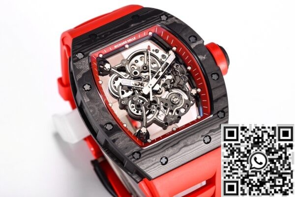 BBR Factory Replica Richard Mille - RM055 Red Dial watch