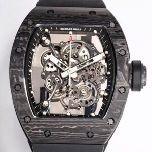 Richard Mille RM055 Fake BBR Factory Black Carbon Fiber Case