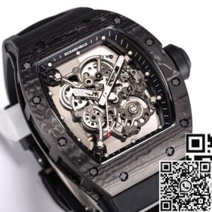 Richard Mille RM055 Fake BBR Factory Black Carbon Fiber Case